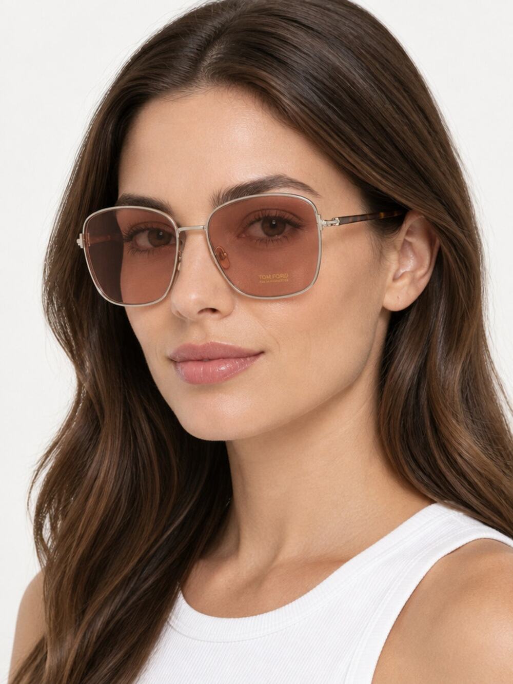 NEW Tom Ford FT1029 12G Shiny Dark Ruthenium Sunglasses Authentic